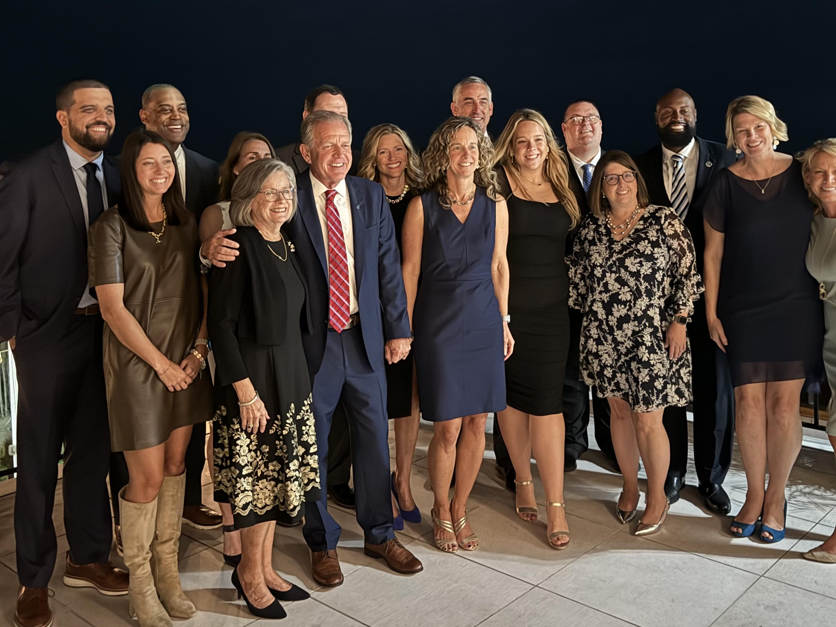 Jeff Lawsonw with Family and Colleagues 2025 SOY
